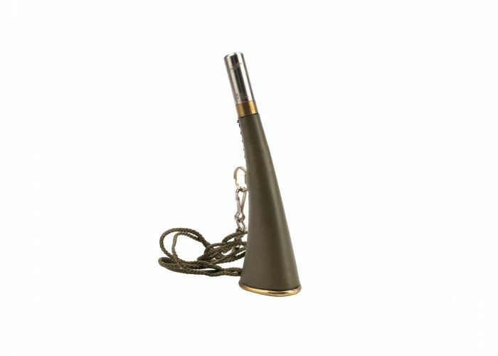 Corne d'appel laiton gainée cuir