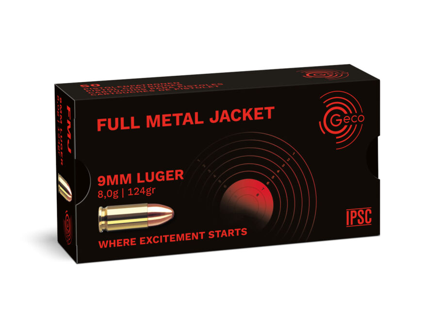Munitions 9mm Luger - Pour Chasse, Défense Et Tir Sportif, Compatible Avec Les Chargeurs 9mm Standard
